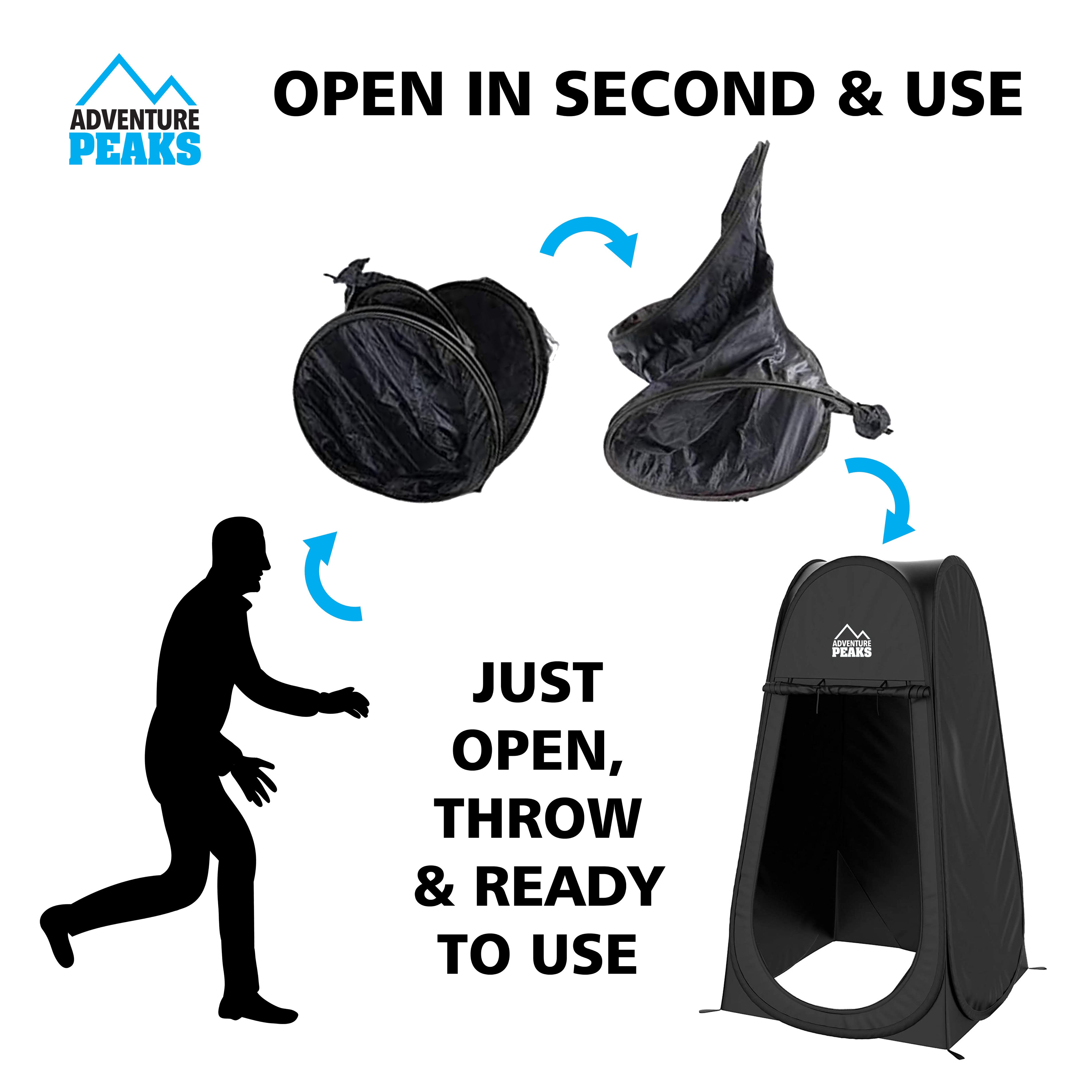 Outdoor Portable Instant Pop Up Tent Camping Shower Toilet Privacy Changing Room Outdoor Portable Instant Pop Up Tent Camping Shower Toilet Privacy Changing Room